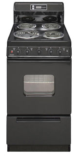 20 in. Freestanding Electric Range in Black