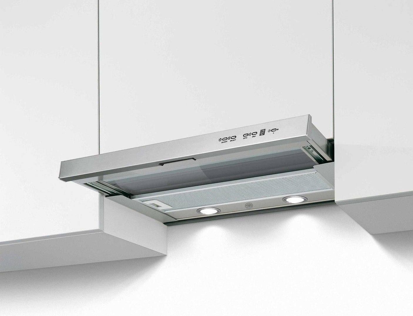 30 Telescopic extension hood, 1 motor 500 CFM Stainless Steel