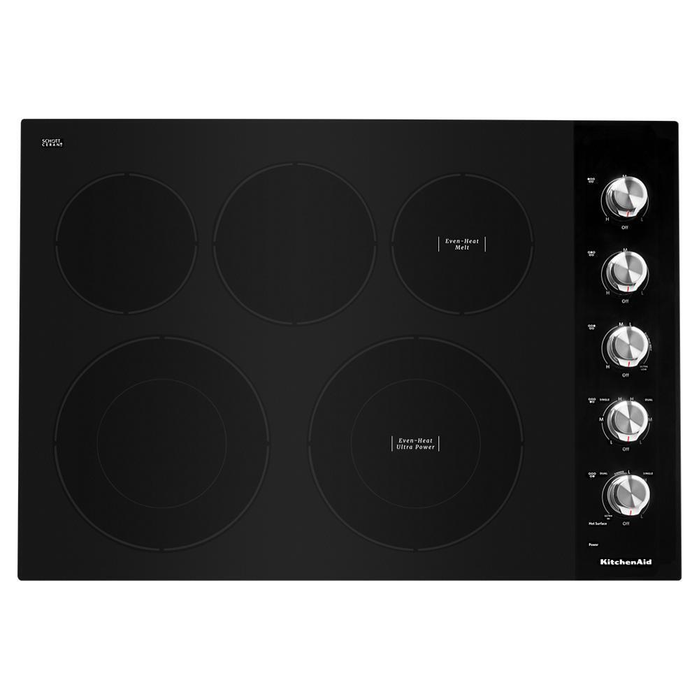 30" Electric Cooktop with 5 Elements and Knob Controls