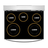 30-inch Electric Range with Steam Clean