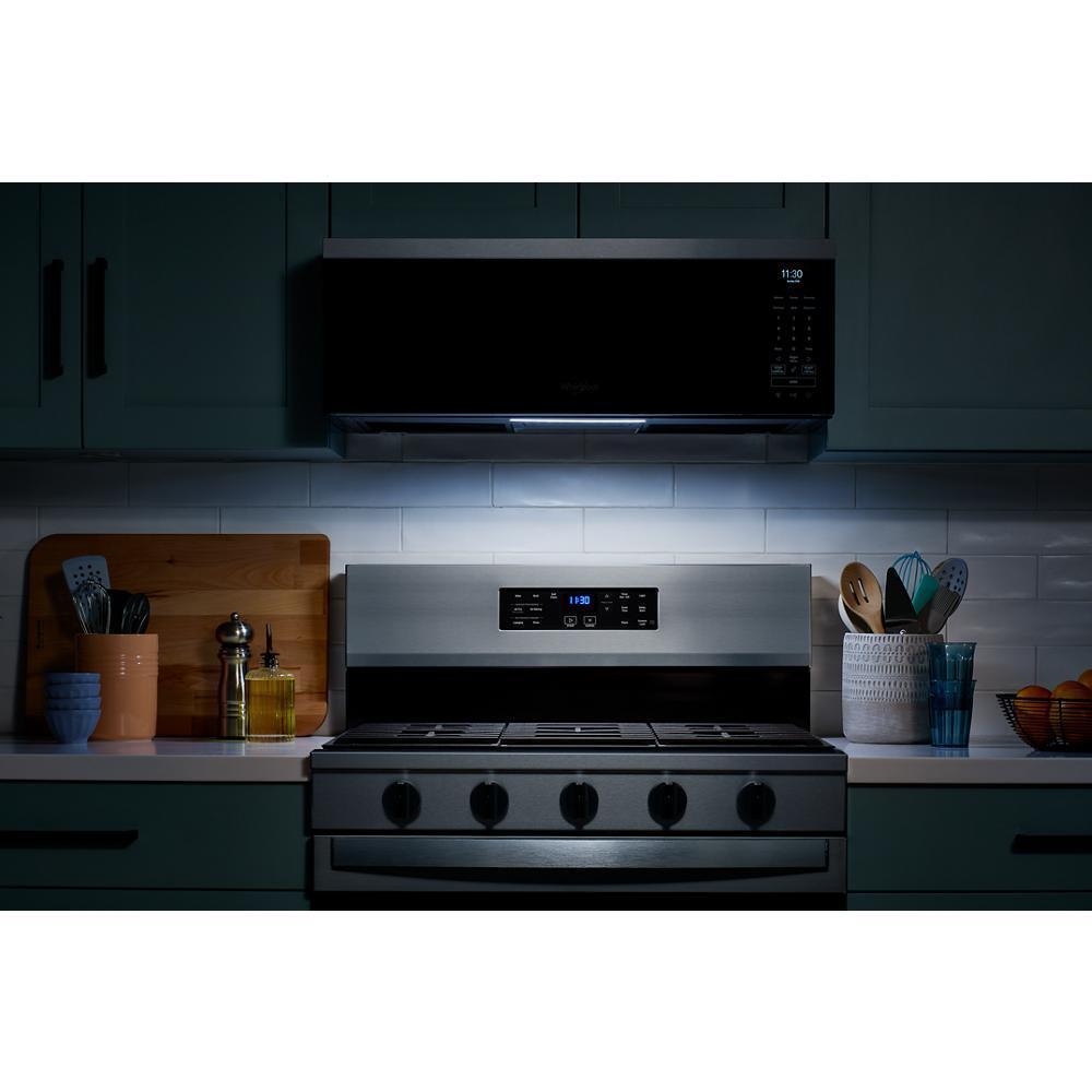 1.1 cu. ft. Smart Low Profile Microwave Hood Combination with 450 CRM 4-Speed Venting