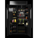 RISE™ 42" Built-In Side-By-Side Refrigerator with External Ice and Water Dispenser