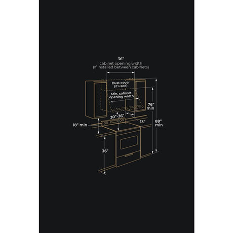 Pro-Style® 36" Professional Low Profile Under Cabinet Hood