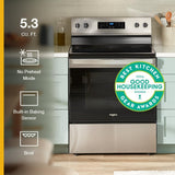 30-inch Electric Range with Steam Clean