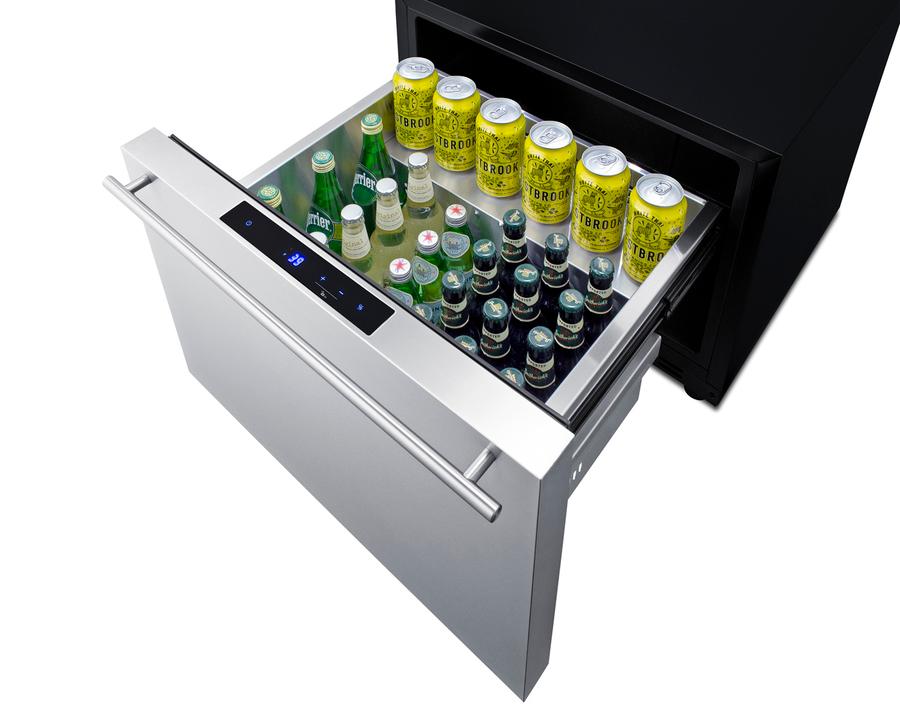 24" Wide Built-in Outdoor Drawer Refrigerator