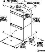 800 Series, 27", Double Wall Oven, SS, EU conv./Thermal, Touch Control