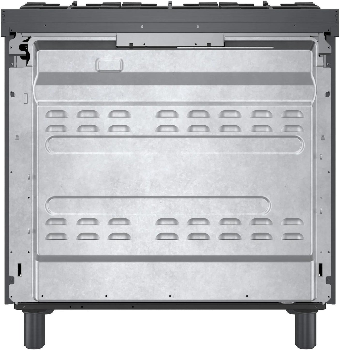 800 Series Dual Fuel Freestanding Range 36" Black Stainless Steel