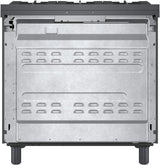 800 Series Dual Fuel Freestanding Range 36" Black Stainless Steel