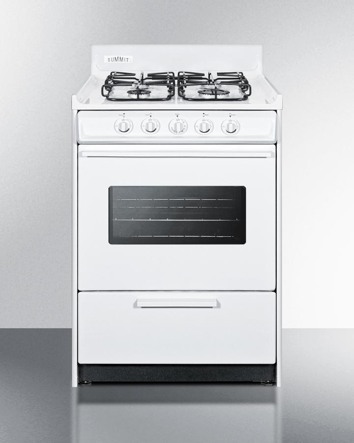 24" Wide Gas Range