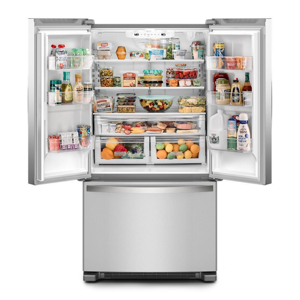 36-Inch Wide Full-Depth French Door Bottom Mount Refrigerator - 25 cu. ft.