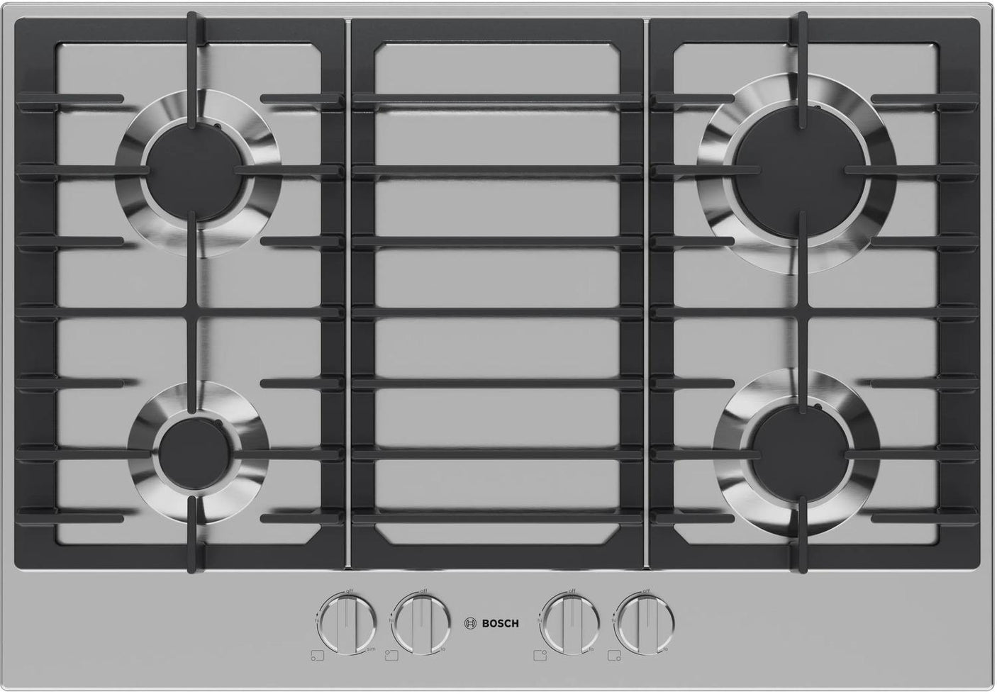 300 Series Gas Cooktop 30" Stainless steel