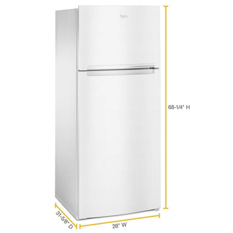 28-inch Wide Refrigerator Compatible With The EZ Connect Icemaker Kit - 18 Cu. Ft.