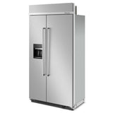 25.1 Cu. Ft. 42" Built-In Side-by-Side Refrigerator with Ice and Water Dispenser