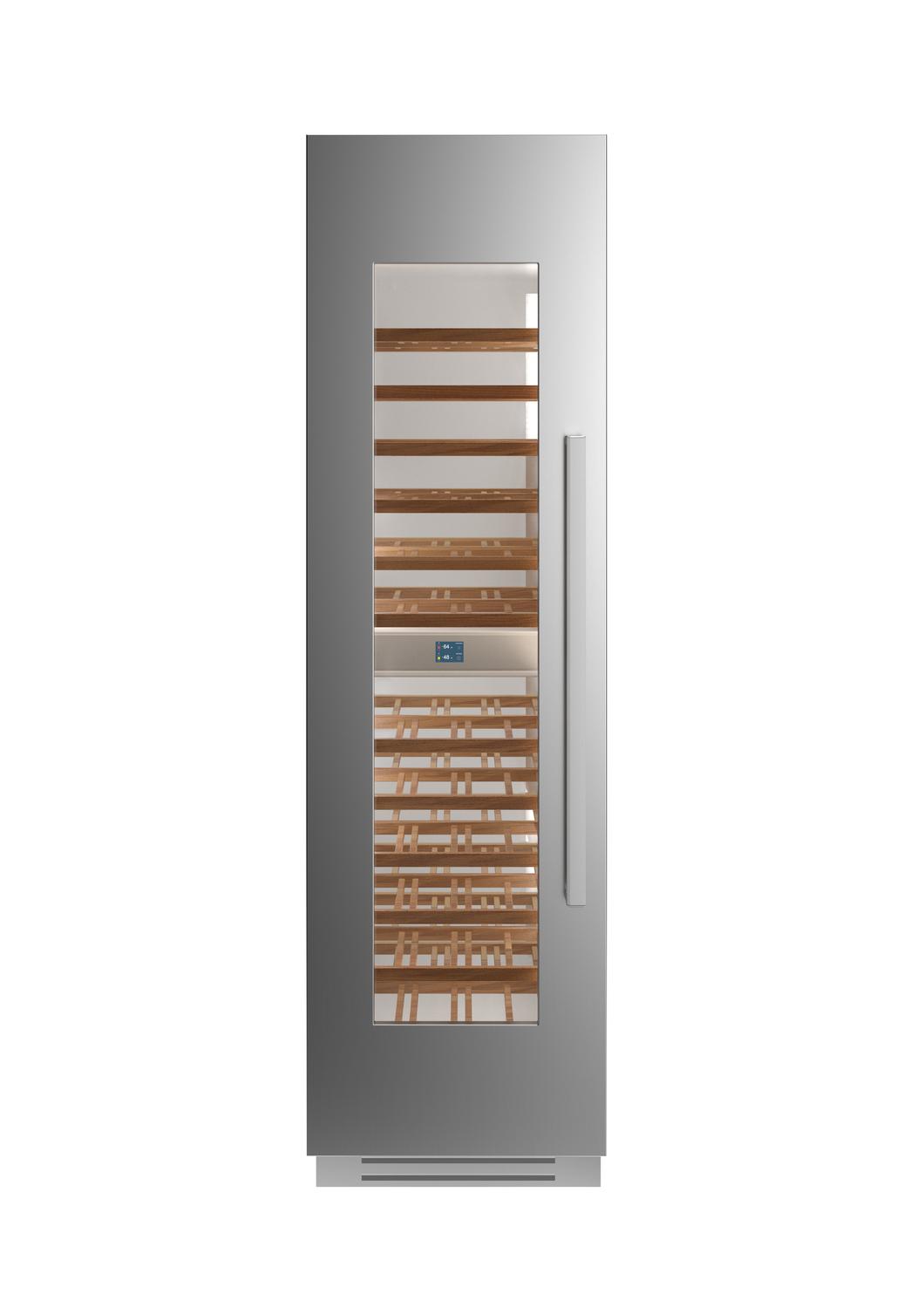 24" Built-in Wine Cellar column - Stainless - Left hinge