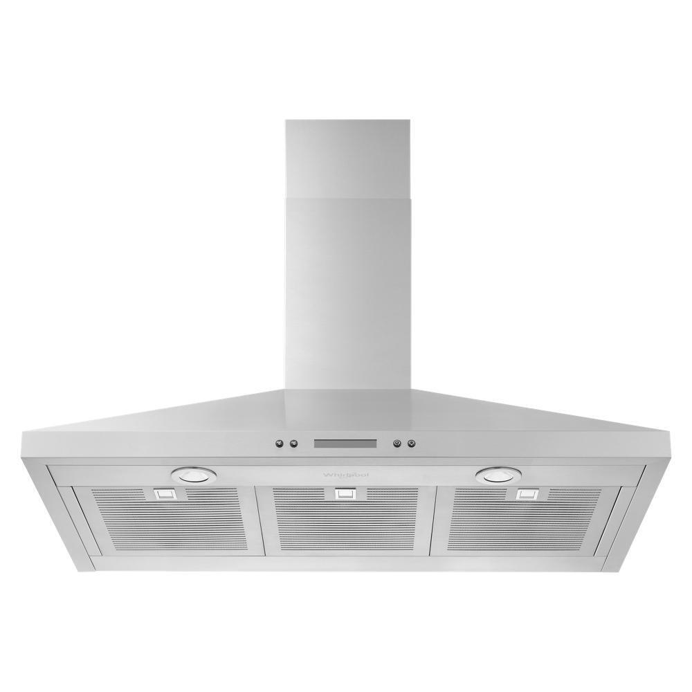 36" Chimney Wall Mount Range Hood with Dishwasher-Safe Grease Filters