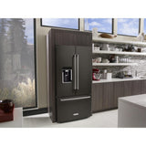 23.8 cu. ft. 36" Counter-Depth French Door Platinum Interior Refrigerator with PrintShield™ Finish