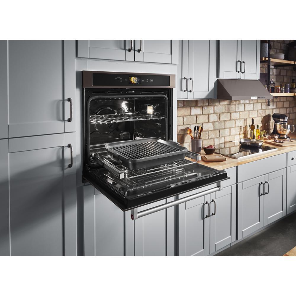 Smart Oven+ 30" Single Oven with Powered Attachments and PrintShield™ Finish