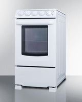 20" Wide Electric Smooth-top Range