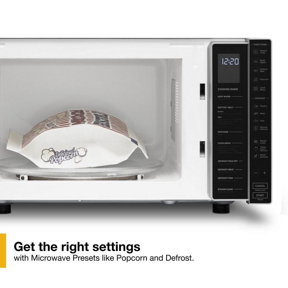 1.1 Cu. Ft. Capacity Countertop Microwave with 900 Watt Cooking Power