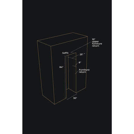 30" Panel-Ready Built-In Column Refrigerator, Left Swing