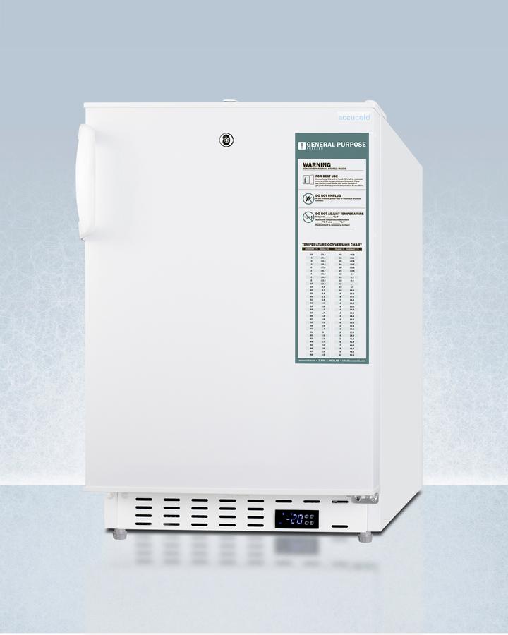 20" Wide Built-in Vaccine All-freezer, ADA Compliant