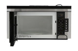 1.5 cu. ft. 1000W Sharp Stainless Steel Over-the-Range Carousel Microwave Oven