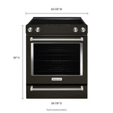 30-Inch 5-Element Electric Slide-In Convection Range