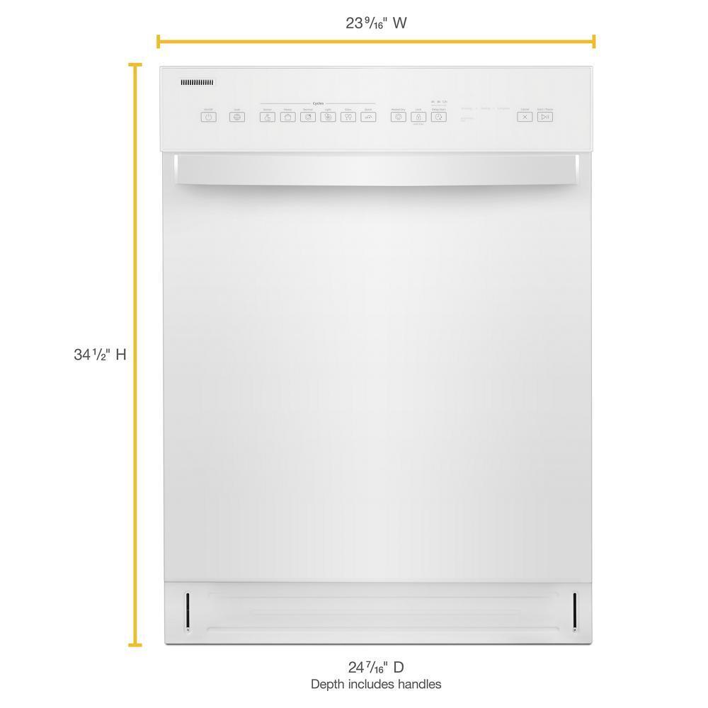 Quiet Dishwasher with Stainless Steel Tub