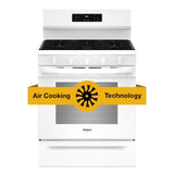 30-inch Gas Range with Air Cooking Technology, No Preheat Air Fry and Air Baking and Self Clean