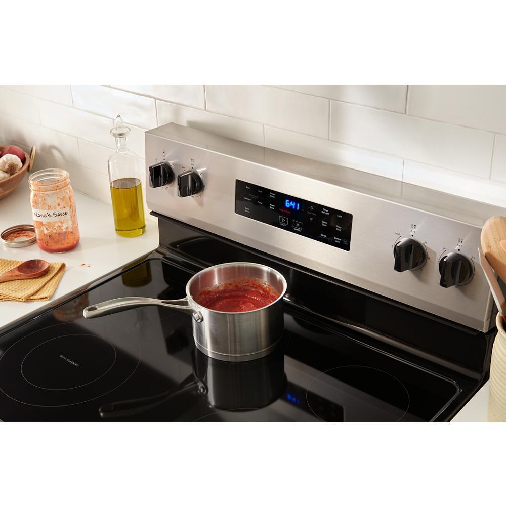 30-inch Electric Range with Steam Clean