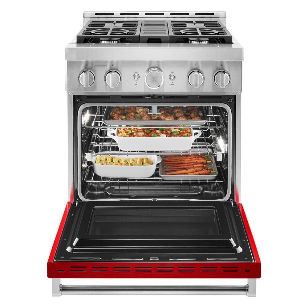 KitchenAid® 30'' Smart Commercial-Style Gas Range with 4 Burners