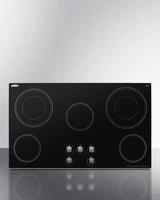 36" Wide 208-240v 5-burner Radiant Cooktop