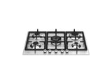 30 Front Control Gas Cooktop 5 burners Stainless Steel