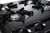 24" Wide 4-burner Gas Cooktop