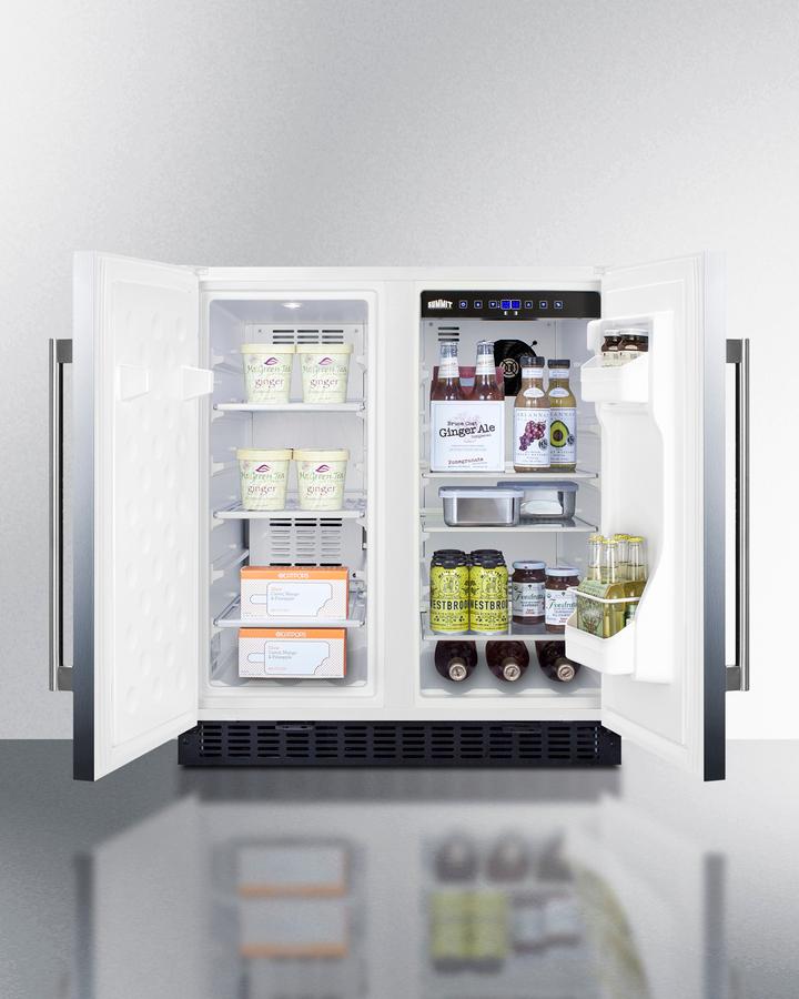 30" Wide Built-in Refrigerator-freezer