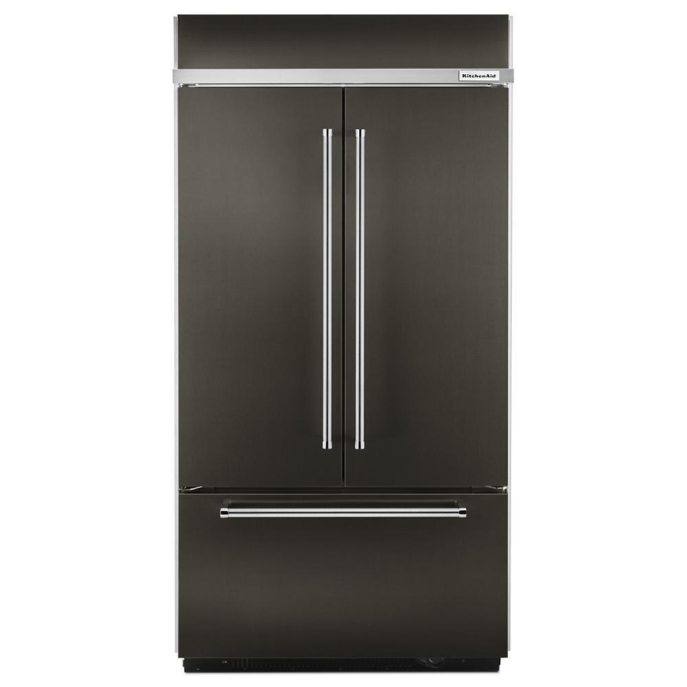 24.2 Cu. Ft. 42" Width Built-In Stainless French Door Refrigerator with Platinum Interior Design