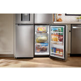 36-Inch Counter Depth 4 Door Refrigerator with Ice Maker in Door