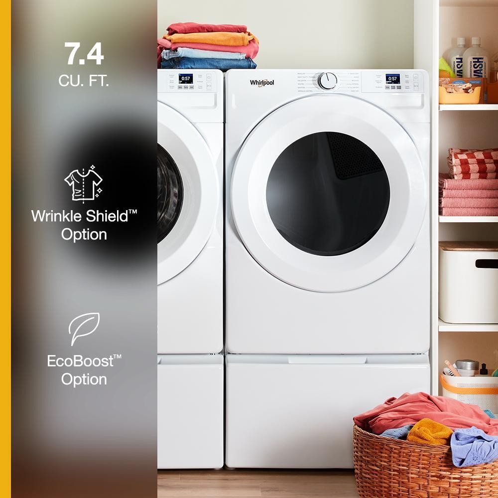 7.4 cu. ft. ENERGY STAR® Front Load Electric Dryer with Wrinkle Shield™ Option