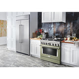 KitchenAid® 36'' Smart Commercial-Style Dual Fuel Range with 6 Burners