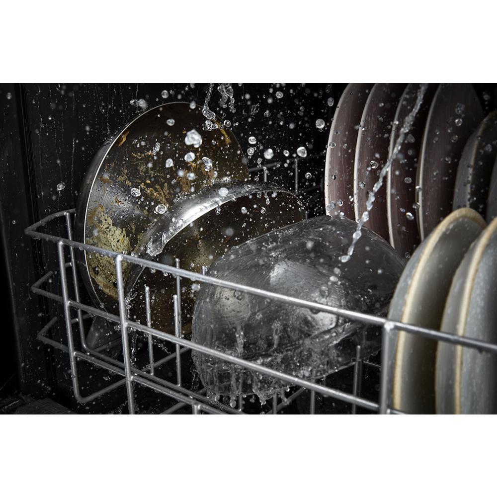 Quiet Dishwasher with Adjustable Upper Rack