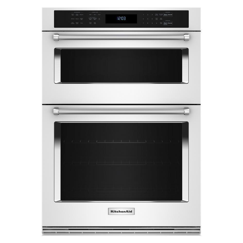 KitchenAid® 30" Combination Microwave Wall Ovens with Air Fry Mode.