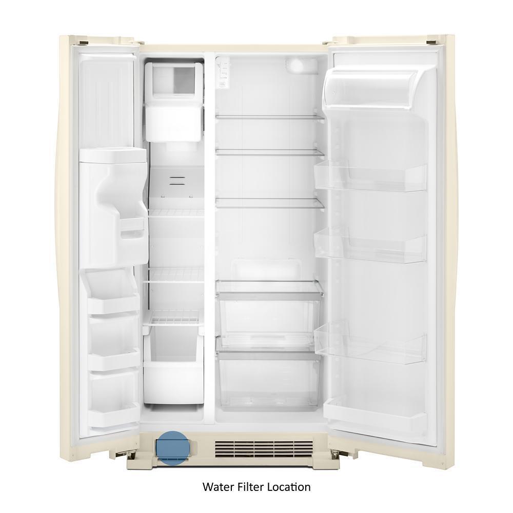 36-inch Wide Side-by-Side Refrigerator - 24 cu. ft.