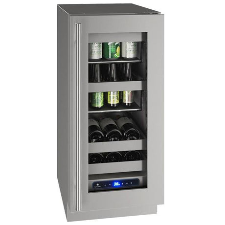 Hbv515 15" Beverage Center With Stainless Frame Finish and Field Reversible Door Swing (115 V/60 Hz)