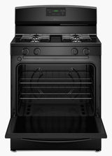 30-inch Gas Range with Easy Touch Electronic Controls - Black