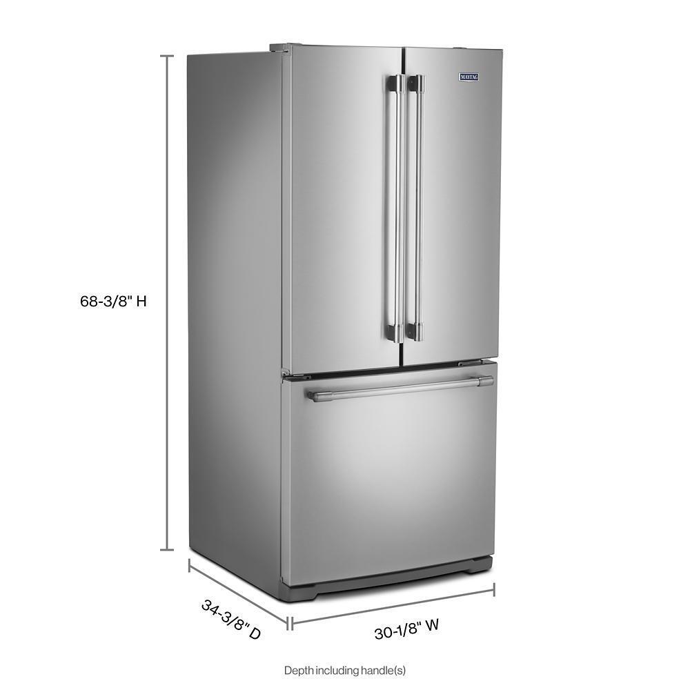 30-Inch Wide French Door Refrigerator - 20 Cu. Ft.