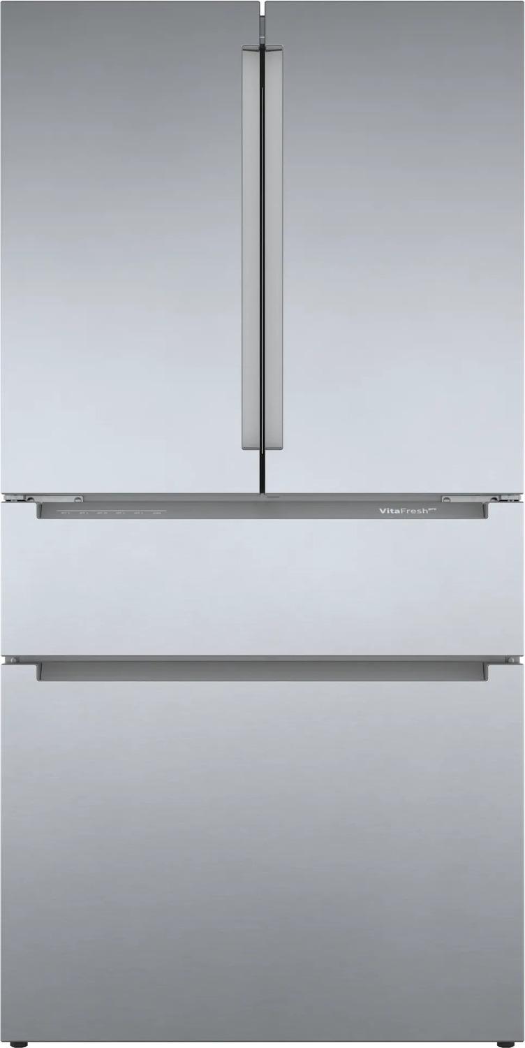 800 Series French Door Bottom Mount Refrigerator 36" Stainless steel (with anti-fingerprint)