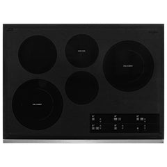 30-inch Electric Ceramic Glass Cooktop with Two Dual Radiant Elements