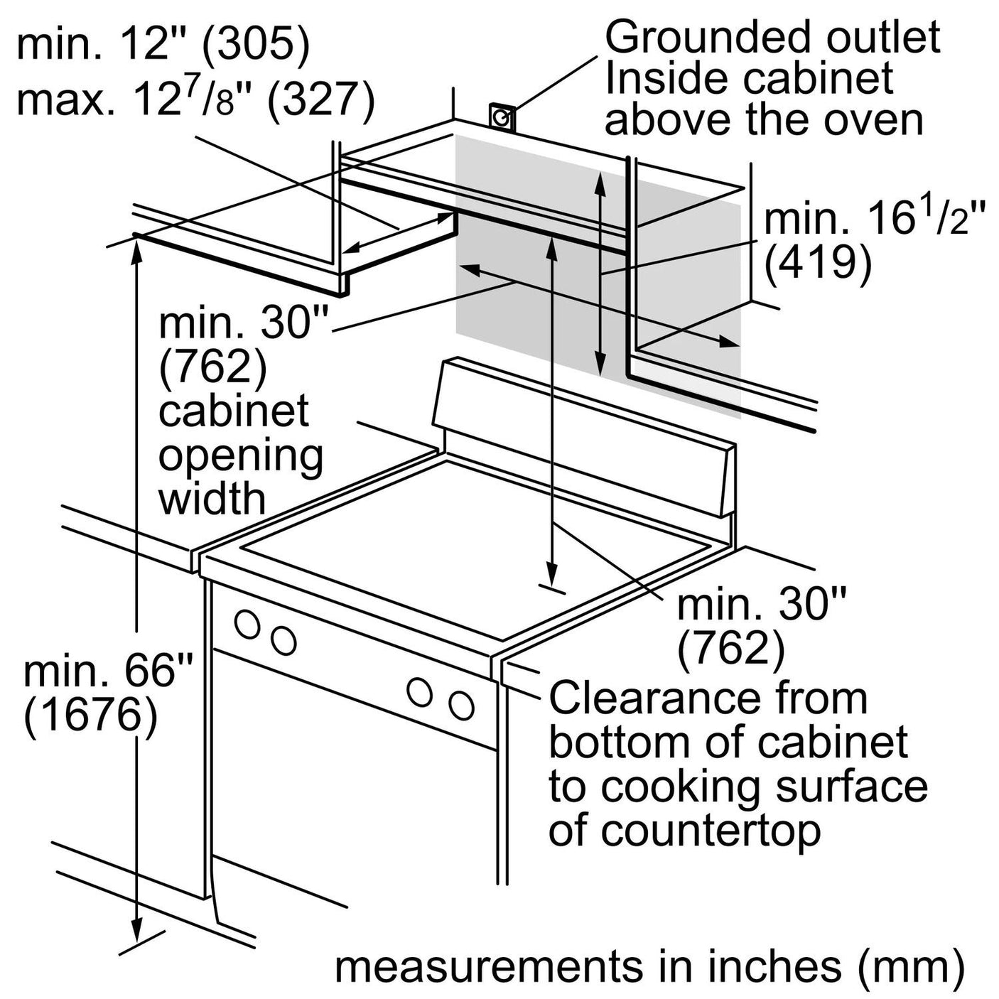 100 Series Over-The-Range Microwave 30" Left SideOpening Door, Stainless Steel