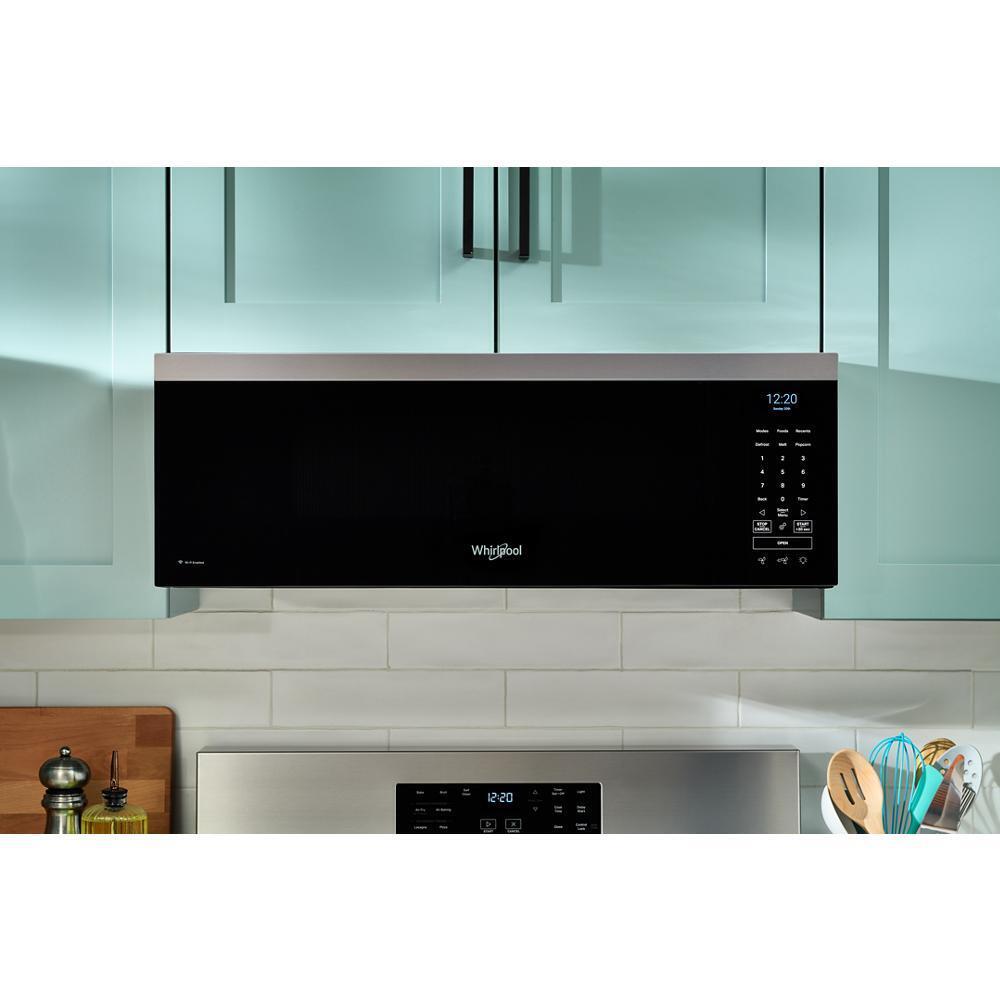 1.1 cu. ft. Smart Low Profile Microwave Hood Combination with 450 CRM 4-Speed Venting