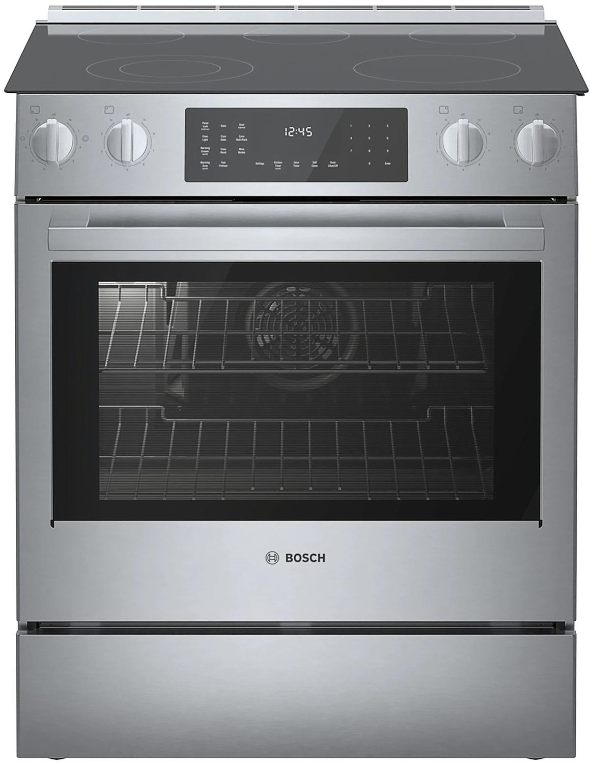 800 Series Electric Slide-in Range 30" Stainless Steel